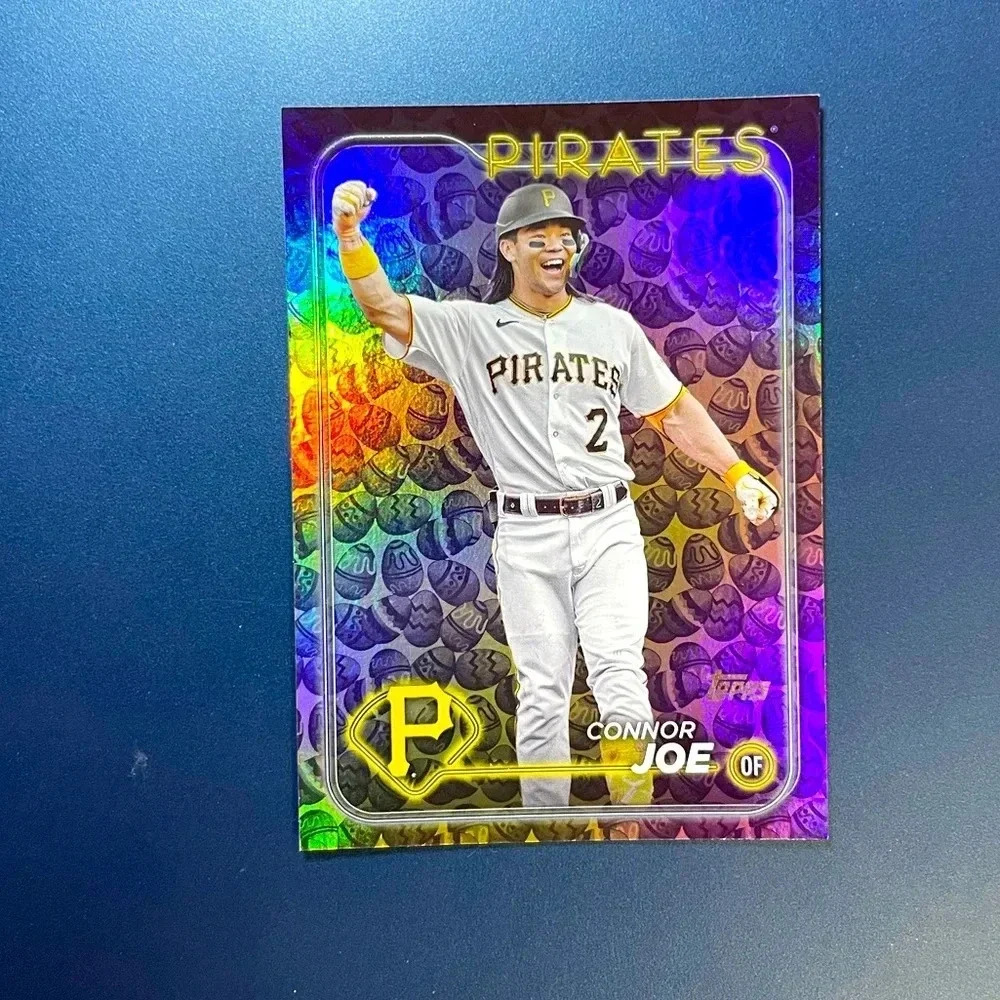 Connor Joe SP RARE Easter Egg Foil 2024 Topps Series 1 Pittsburgh Pirates